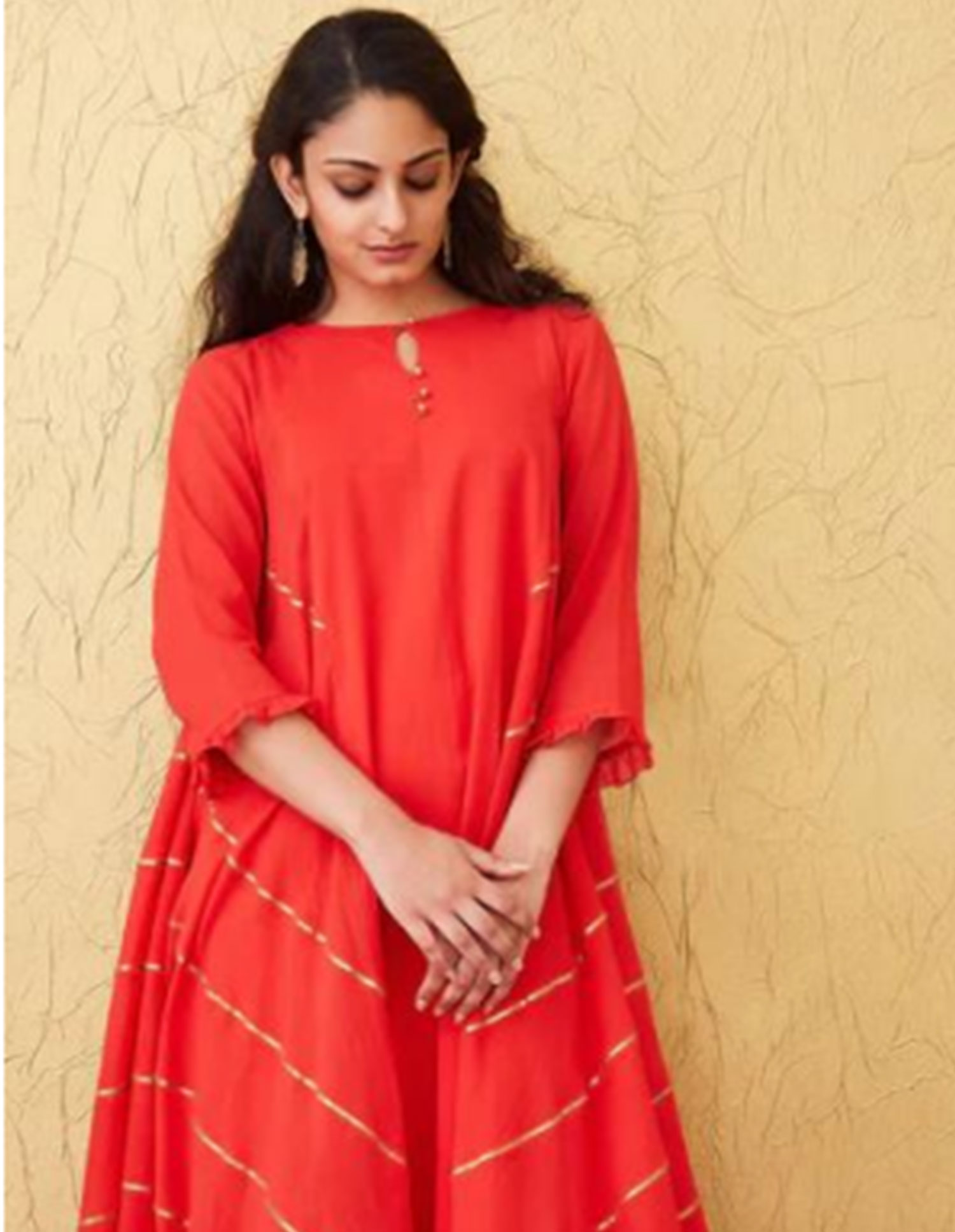 Red Kurta Top