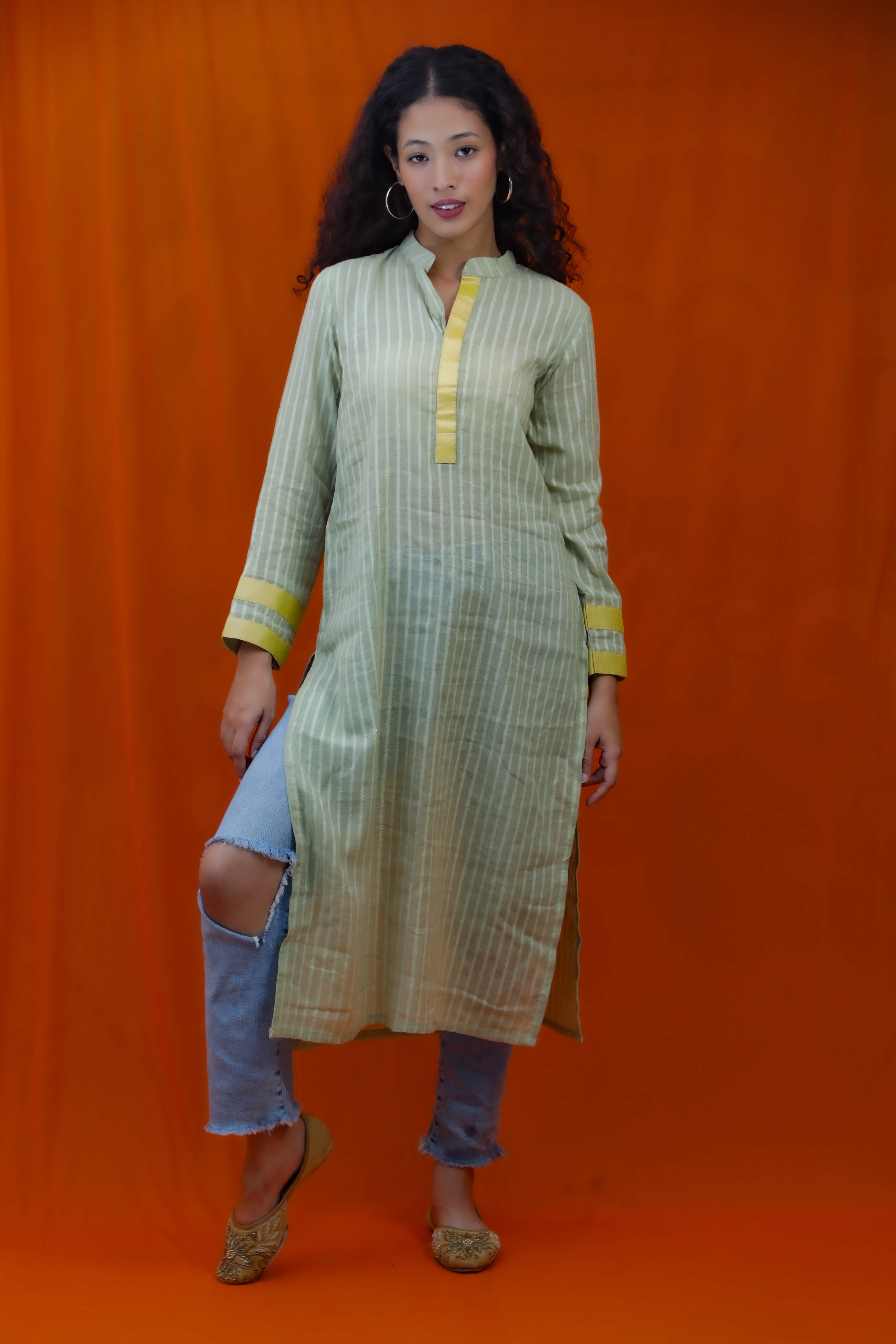 Green Kurta