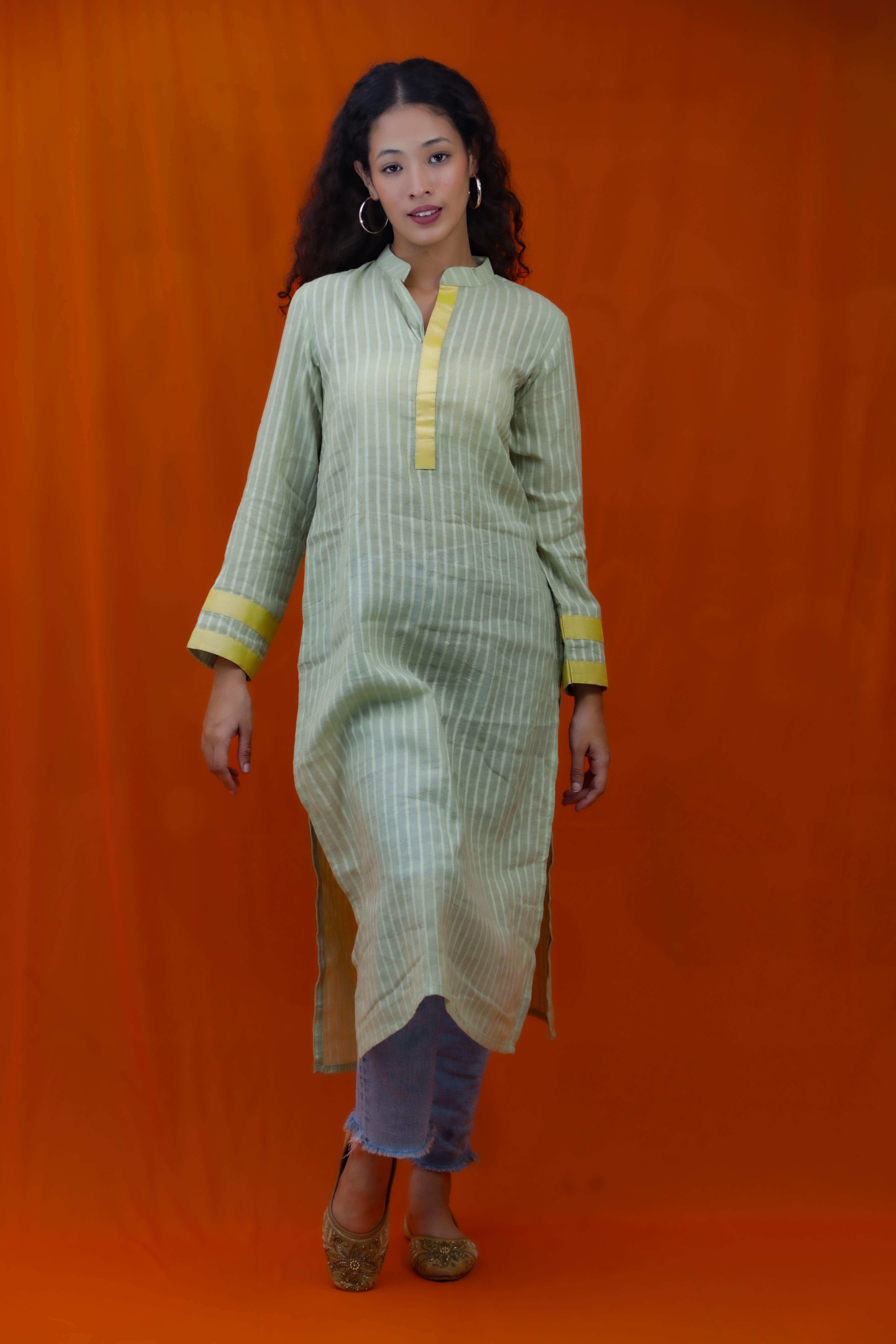 Green Kurta