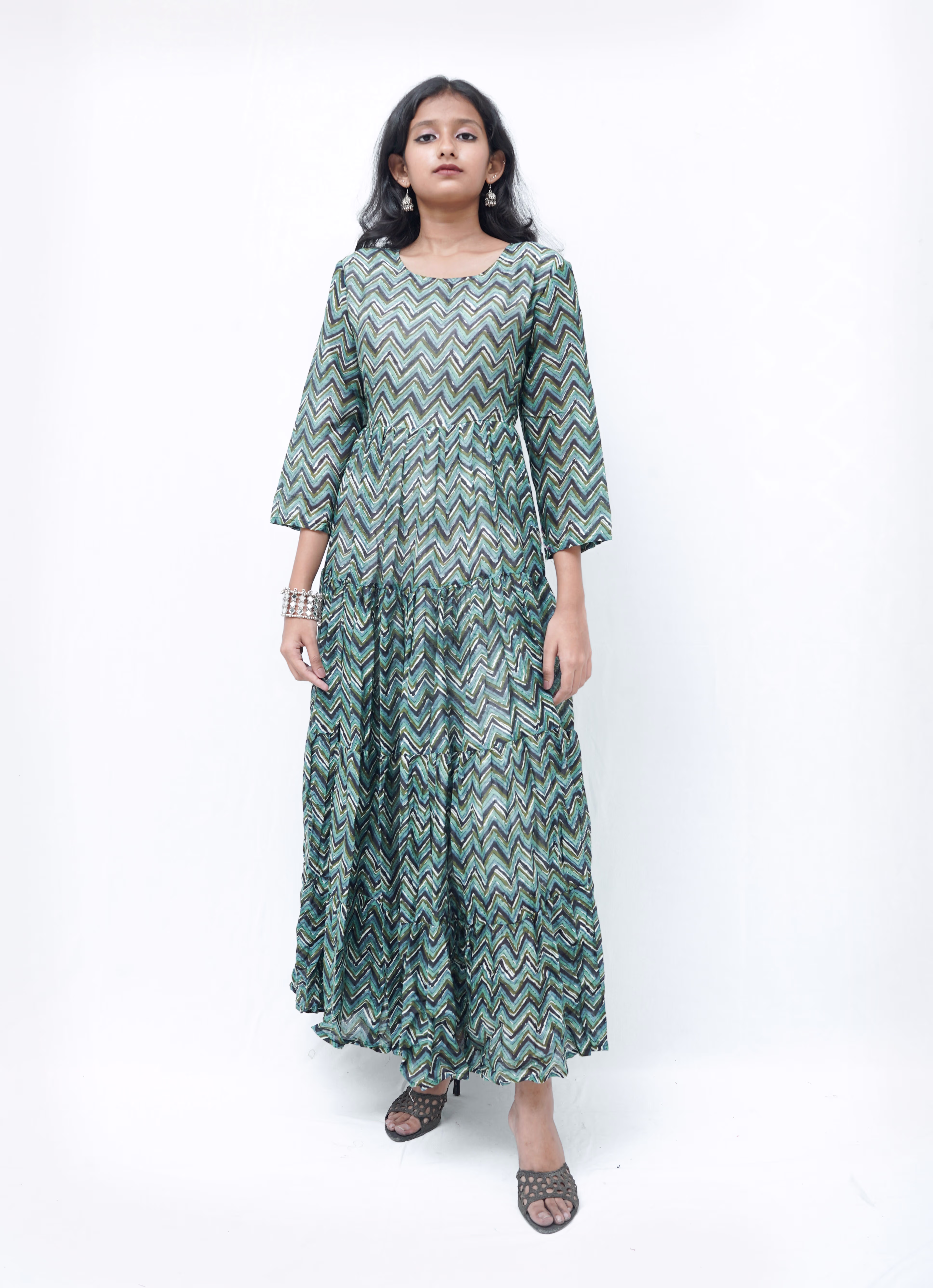 A Line Frock Cotton with lining