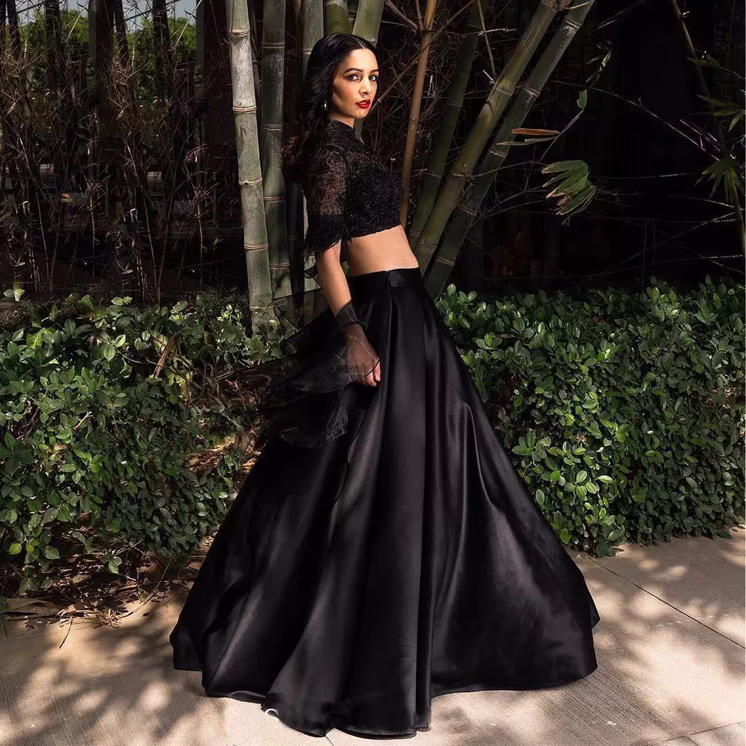 Black lehenga
